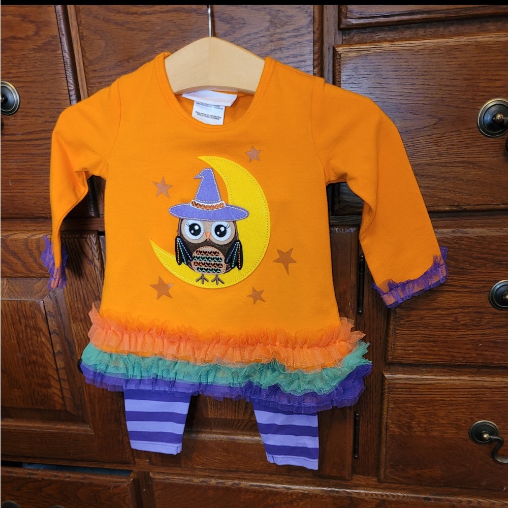 Girls 3-6 Months Halloween Outfit New With Tags Two Piece Boutique